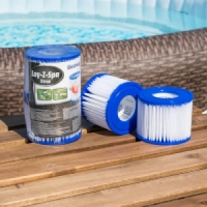 BMStores  Lay-Z-Spa Hot Tub Filter Cartridges 2pk