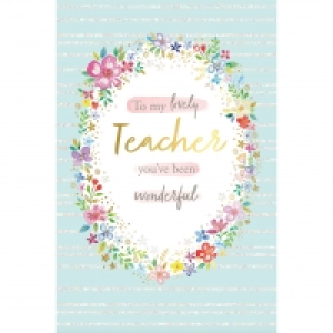 Thank You Teacher Card - To my Lovely Teacher