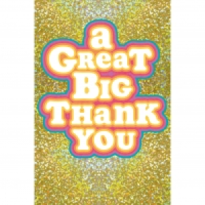 Thank You Teacher Card - A Great Big Thank You