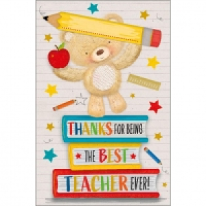 Thank You Teacher Card - Best Teacher Ever