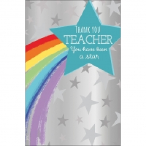 Thank You Teacher Card - You Have Been a Star