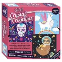 Crystal Creations Craft Kit Lion 8.350 Crystals By Hinkler Books