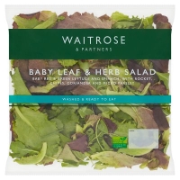 Waitrose  Waitrose Babyleaf Herb Salad