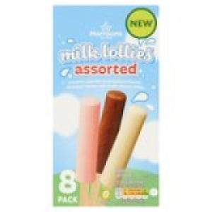 Morrisons Assorted Milk Lollies