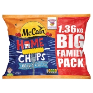 McCain Home Chips Crinkle 1.36kg £3.40