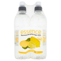 Iceland  Essence Lemon & Lime Flavoured Still Spring Water Drink 4 x 