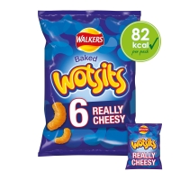 Iceland  Walkers Wotsits Really Cheesy Multipack Snacks 6x16.5g