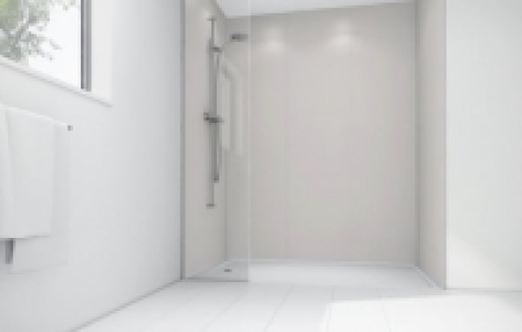 Mermaid Sugar Matt Acrylic Single Shower Panel 2440mm x 600m