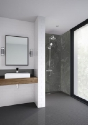Mermaid Snowdonia Laminate 3 Sided Shower Panel Kit - 900 x