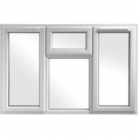 Wickes  Euramax uPVC White Side & Top Hung Casement Window - 1770 x 