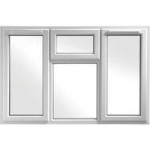 Euramax uPVC White Side & Top Hung Casement Window - 1770 x