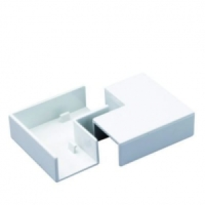 Wickes Mini Trunking Flat Angle - White 38 x 25mm Pack of 2 &pound;2.00