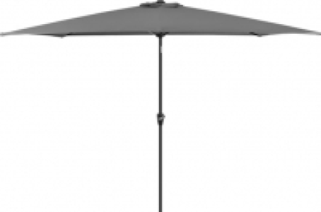 Wickes  Sturdi 2.5m Aluminium Round Garden Parasol - Grey