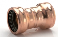 Wickes  Primaflow Copper Pushfit Straight Coupling - 22mm