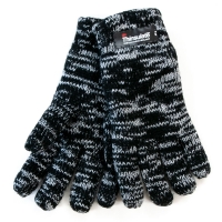 Partridges Ssp Hats And Accessories Childrens Thinsulate Knitted Winter Gloves - Age 4 - 6 Black