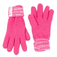 Partridges Ssp Hats And Accessories Childrens Thinsulate Knitted Winter Gloves - Age 9 - 12 Pink