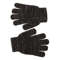 Partridges Ssp Hats And Accessories Childrens Magic Stretch Glitter Gloves - One Size Black or P
