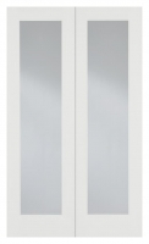 LPD Internal Pair Pattern 20 Primed White Solid Core Door -