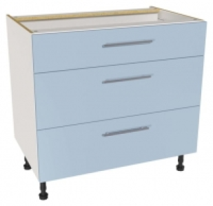 Wickes  Orlando Bright Skies Matt Slab Drawer Unit - 900mm (Part 1 o