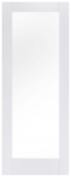 Wickes  LPD Internal 1 Lite Pattern 10 Primed White Solid Core Door 