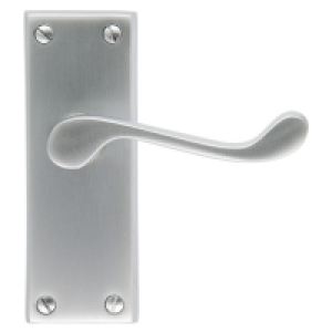 Partridges Carlisle Brass Carlisle Brass Satin Chrome Scroll Lever Latch Handles (3120