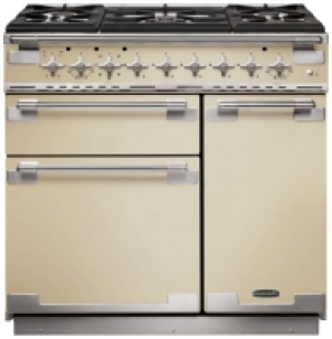 Wickes  Rangemaster Elise 90cm Dual Fuel Range Cooker - Cream