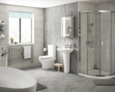 Wickes  Wickes Boutique Belmont Grey Glazed Porcelain Wall & Floor T