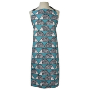 Cooksmart Dexam Scion Living Spike Cotton Apron - Aqua With Pocket