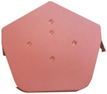 Wickes  Easy-Trim Verge U Angled Ridge Cap Terracotta