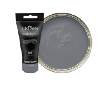 Crown Easyclean Mid Sheen Emulsion Bathroom Paint - Tin Bath
