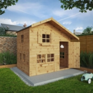 Mercia 8 x 6ft Wooden Double Storey Playhouse with Assembly