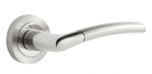 Designer Levers Augusta Lever On Rose Door Handle - Dual Ton
