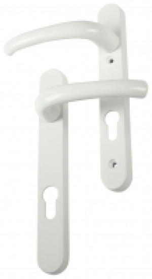 Yale Essentials Short Backplate Door Handle - White
