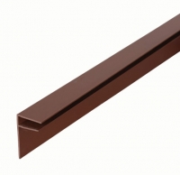 Wickes  10mm PVC Side Flashing - Brown 6m