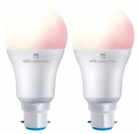 Wickes  4lite WiZ Connected LED SMART B22 Light Bulbs - White & Colo