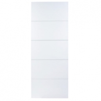Wickes  Wickes Halifax White Smooth Moulded Primed 5 Panel FD30 Inte