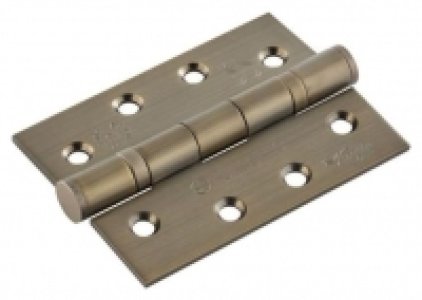 Grade 13 102 x 76 x 3mm Ball Bearing Door Hinge - Antique Br