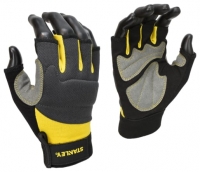 Wickes  Stanley SY640L Fingerless Performance Yellow & Black Glove -