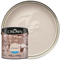 Wickes  Crown Matt Emulsion Paint - White Pepper - 2.5L