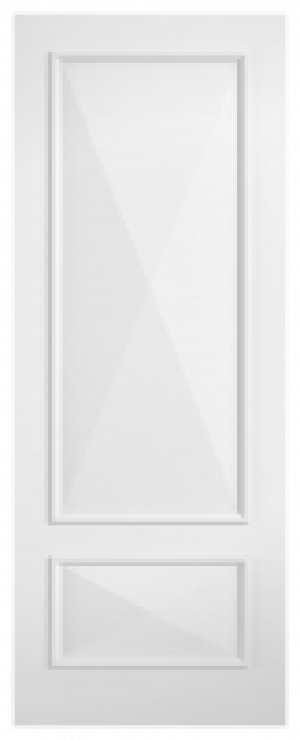 LPD Internal Knightsbridge 2 Panel Primed Plus White Solid C