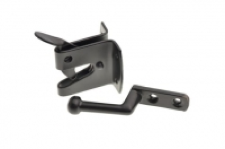 Wickes  Wickes Heavy Duty Auto Gate Latch Black - 150mm