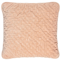 BMStores  Elody Quilted Velvet Cushion - Blush