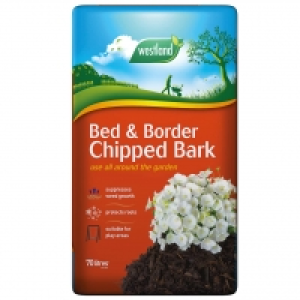 Westland Bed & Border Chipped Bark 70L £2.74