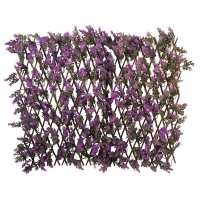 Homebase Plastic & Willow Faux Lilac Bloom Trellis 1.8m x 0.9m