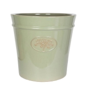 Glazed Terracotta Country Living Heritage Sage Cone Pot - 33cm