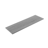 Homebase Particle Board & Paper Shelf Grey Oak 900x16x250mm