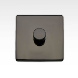 Urea, Stainless Steel Arlec Metal Screwless 250 Watt 1 Gang 2 Way Dimmer Black Nic