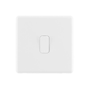 Homebase Plastic Arlec Rocker 10A 1Gang 2Way Ice White Single light Switch