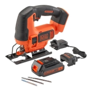 Homebase Stanley 16 Piece Jigsaw Blade Set ( BLACK+DECKER 18V Cordless Jigsaw with Blades (BDCJS18C13-GB)