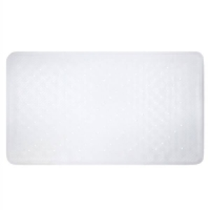 Homebase 100% Synthetic Rubber Rubber Bath Mat - Ivory